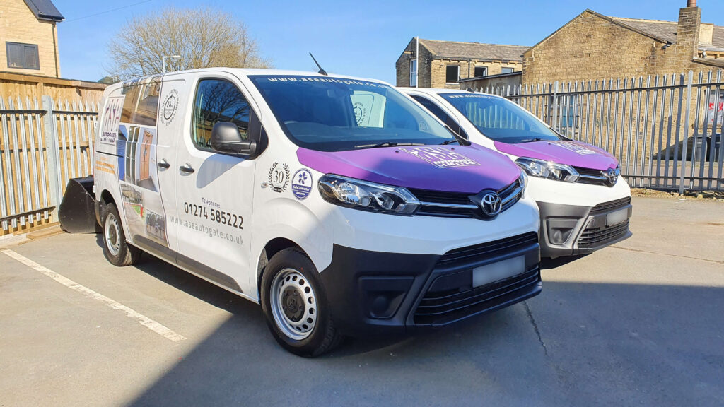 ASE 2 Van pic blurred ASE Autogate Engineer Van